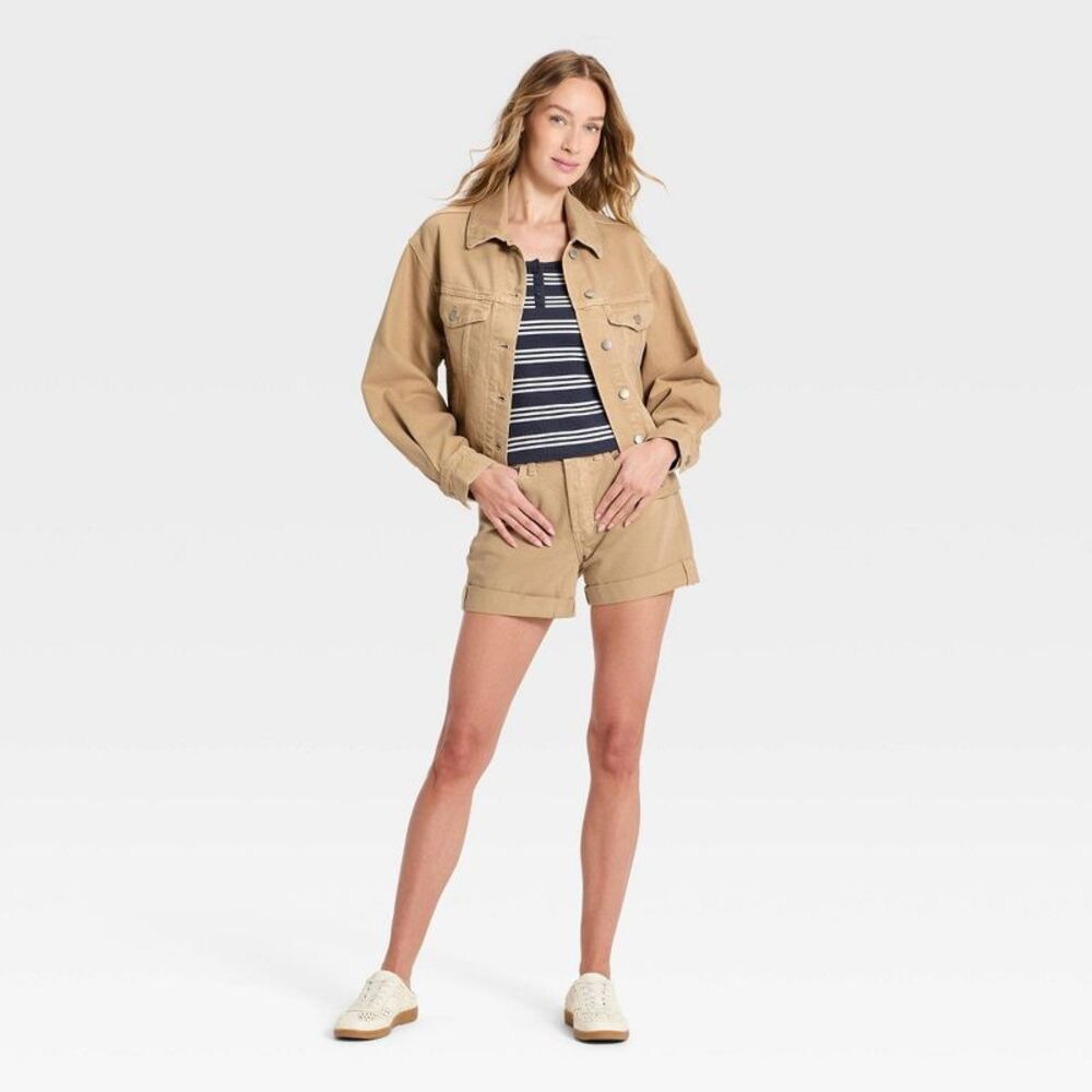Universal Thread Tan Denim Jacket - Picture 3 of 3